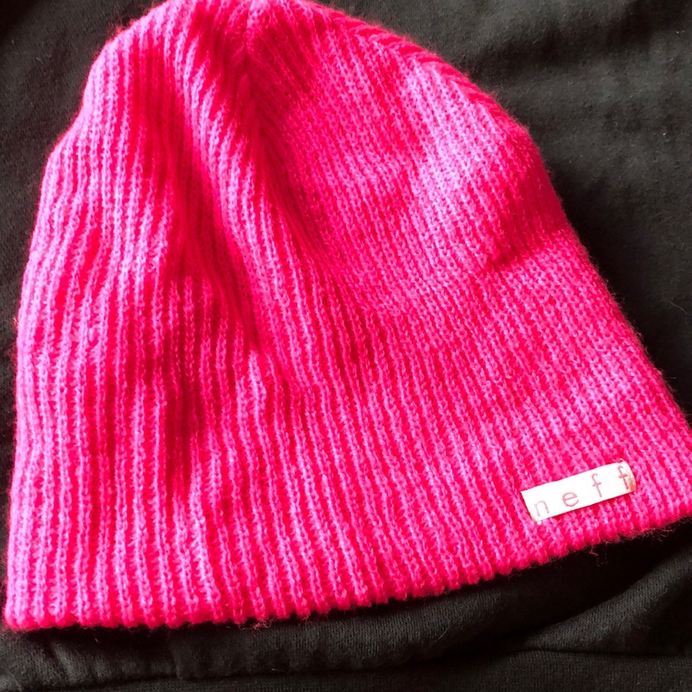 Pink Neff beanie